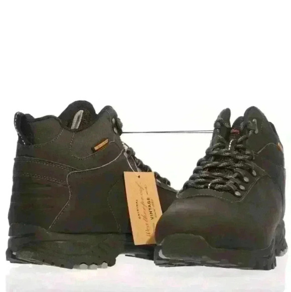 Weatherproof Vintage Jason Waterproof Hikers Black Leather Hiking Boots Boot main image 4